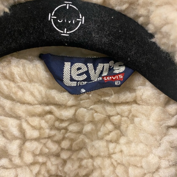 Vintage 70’s Levis Chambray Jacket Button Levis Oren Tag Trucker Sherpa Jacket - Picture 2 of 11